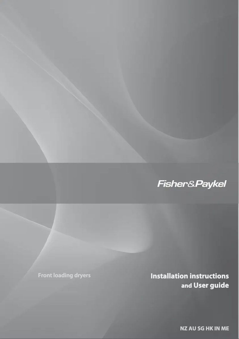 First page image of the manual for DE50F56A AeroLogic