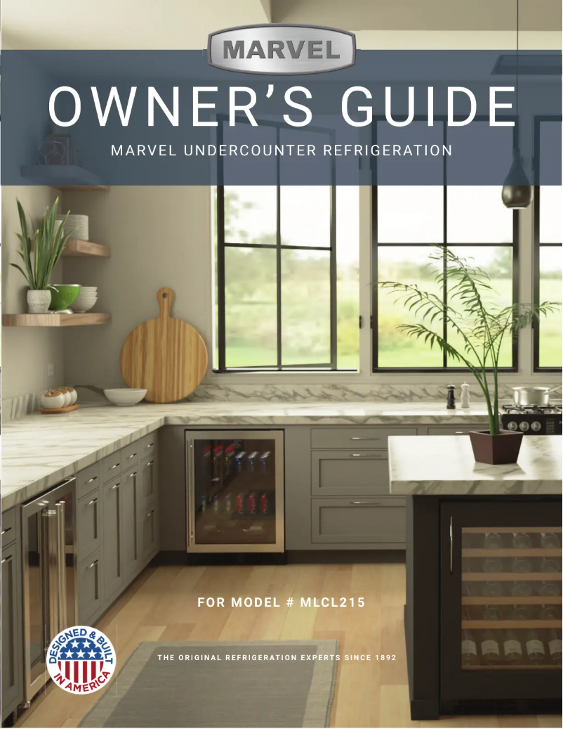 First page image of the manual for MLCP215SS01B