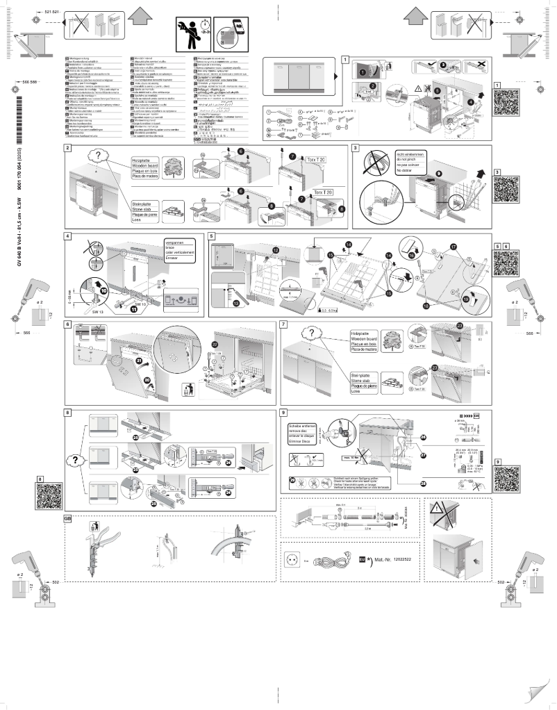 Page 1 of the manual Instructions / Assembly Junker JS55X00HTE