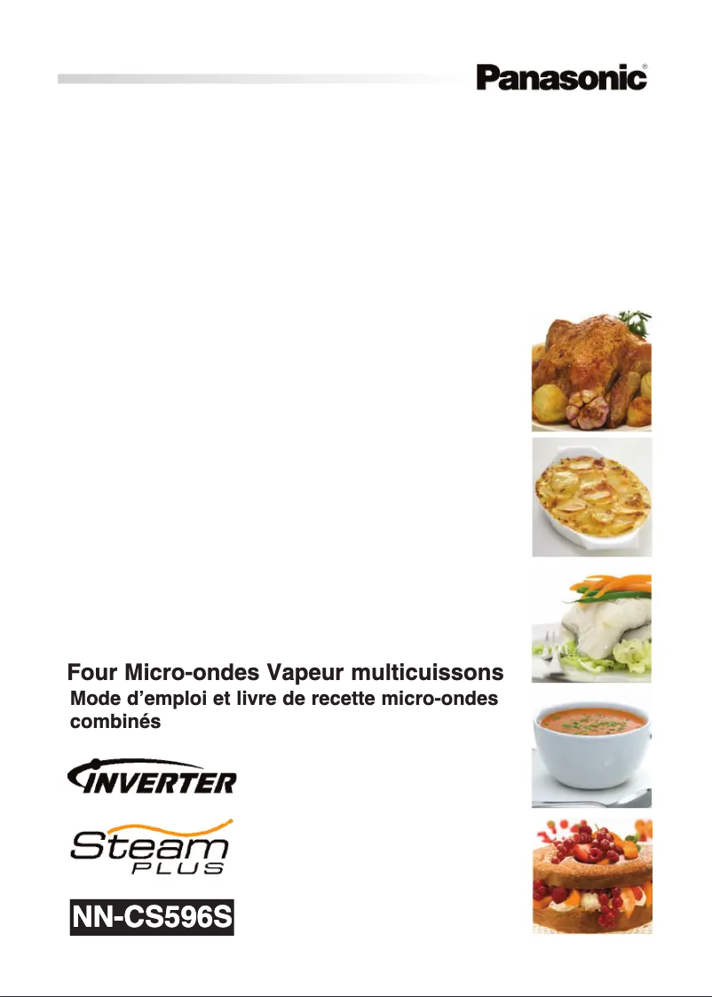 First page image of the manual for NN-CS596