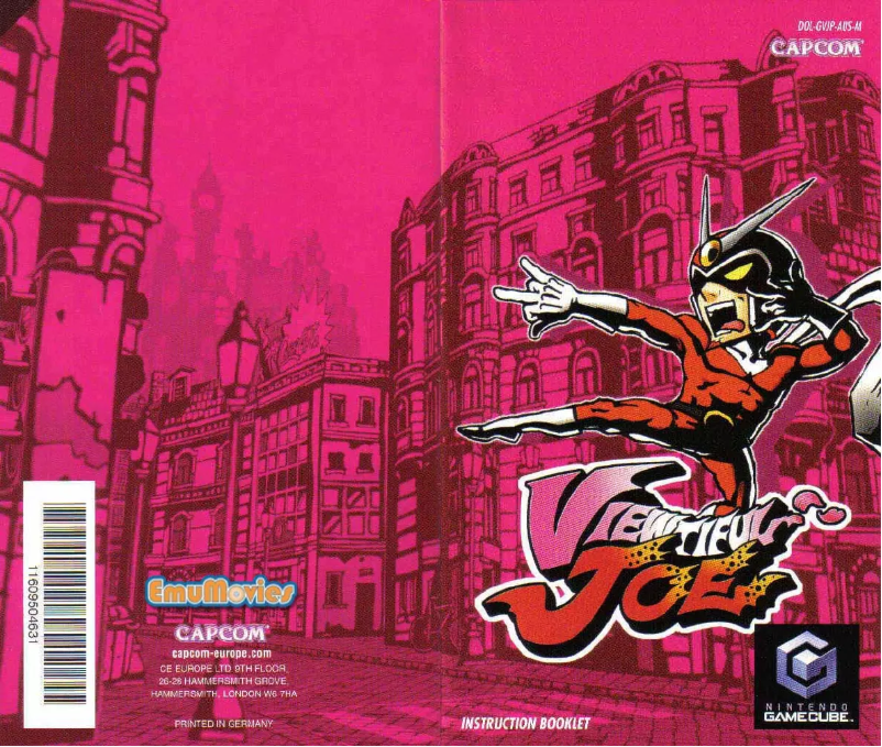 Image de la première page du manuel de l'appareil Viewtiful Joe (GameCube)