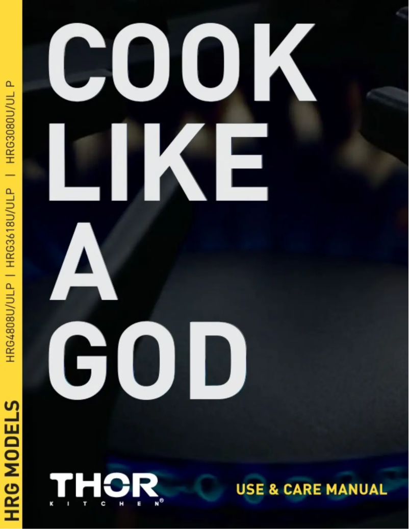 Page 1 of the manual User Manual Thor HRE3601