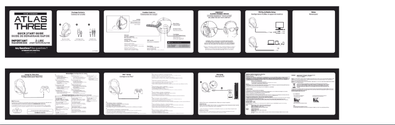 Page 1 of the manual User Manual Turtle Beach Ear Force Atlas Three