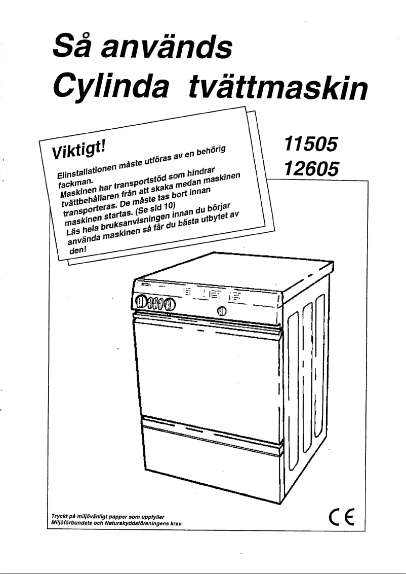 First page image of the manual for 12605