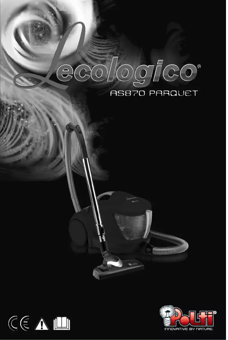 Page 1 of the manual User Manual Polti Lecologico AS870 Parquet