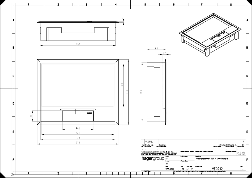 First page image of the manual for VE09127011