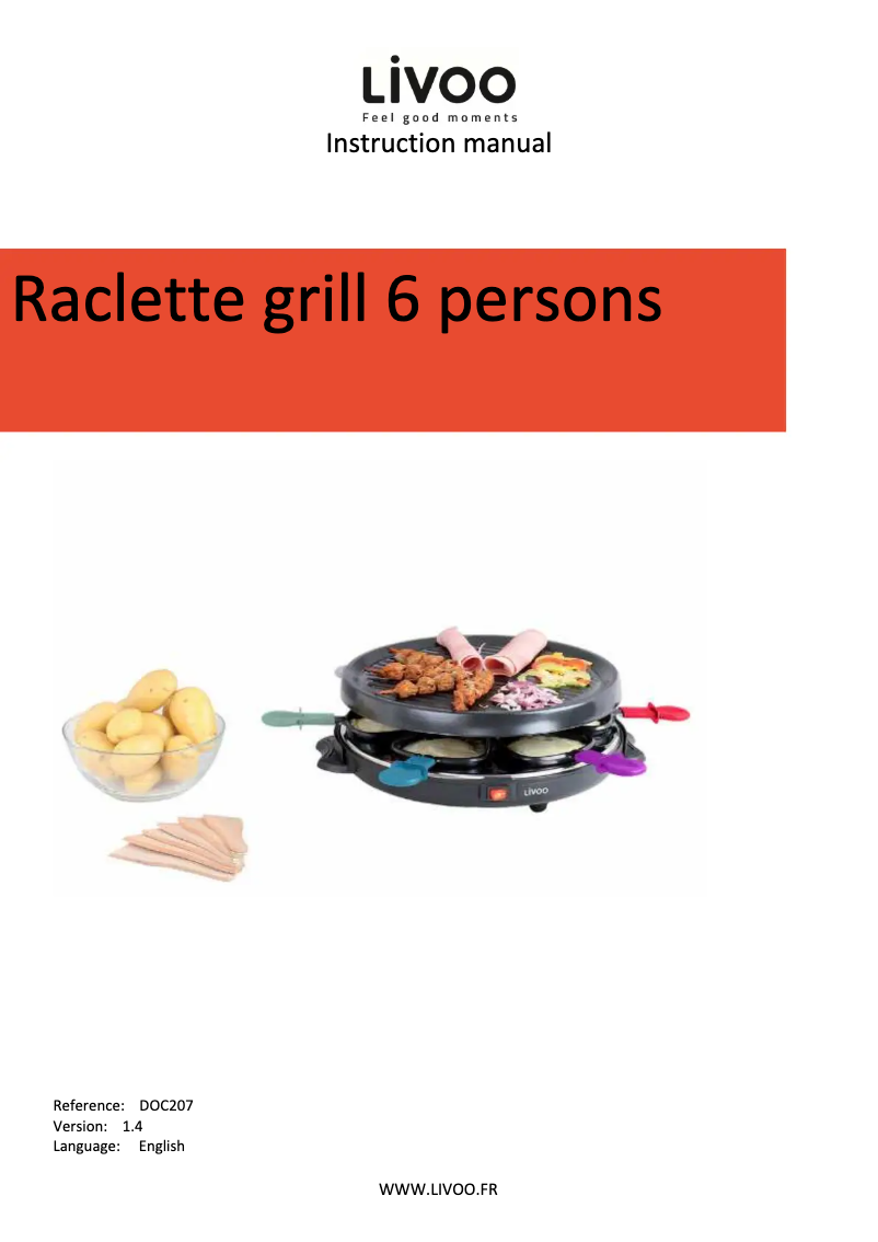 First page image of the manual for DOC207