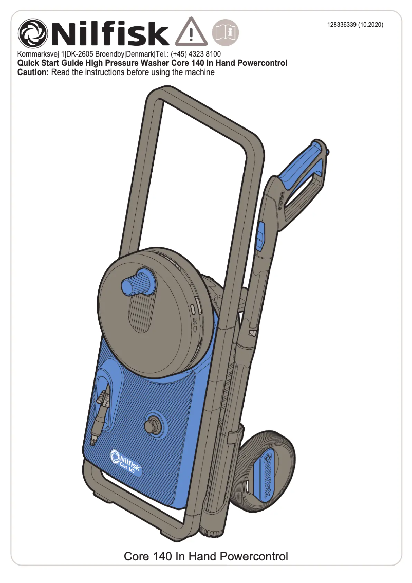 First page image of the manual for Core 140