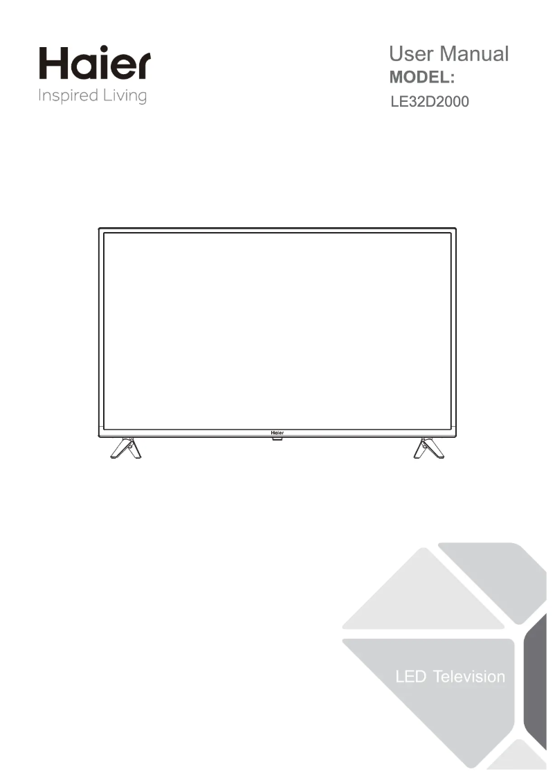 Page 1 of the manual User Manual Haier LE32D2000