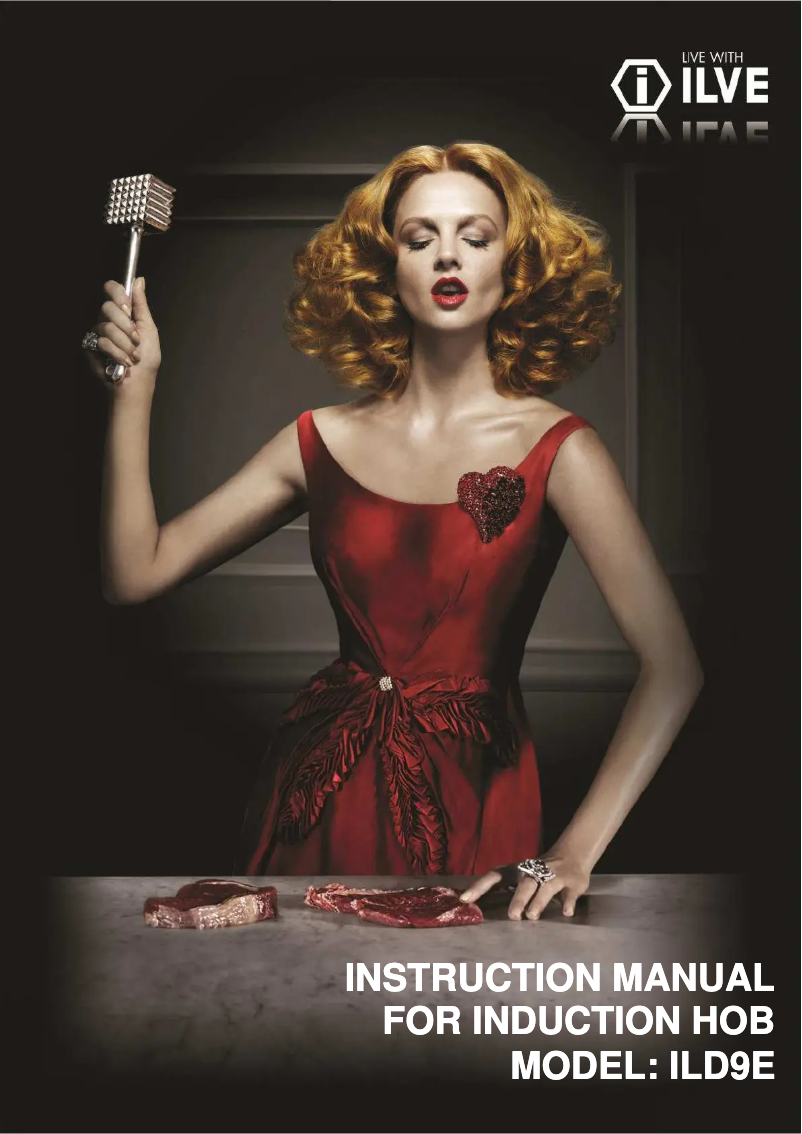 Page 1 of the manual User Manual Ilve ILD9E