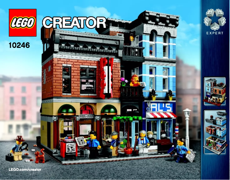 Page 1 of the manual User Manual Lego Detective’s Office