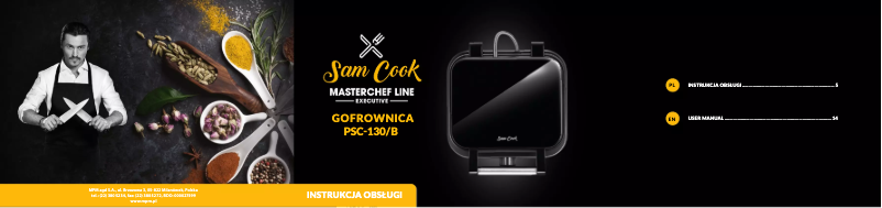 First page image of the manual for PSC-130