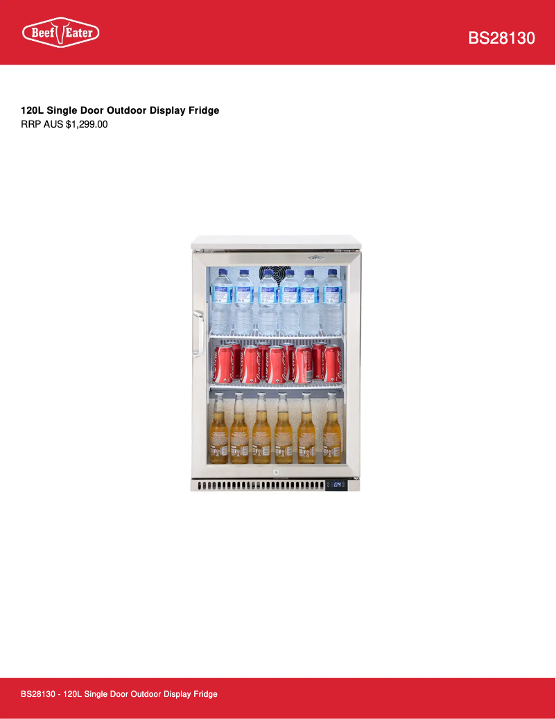 First page image of the manual for BS28130