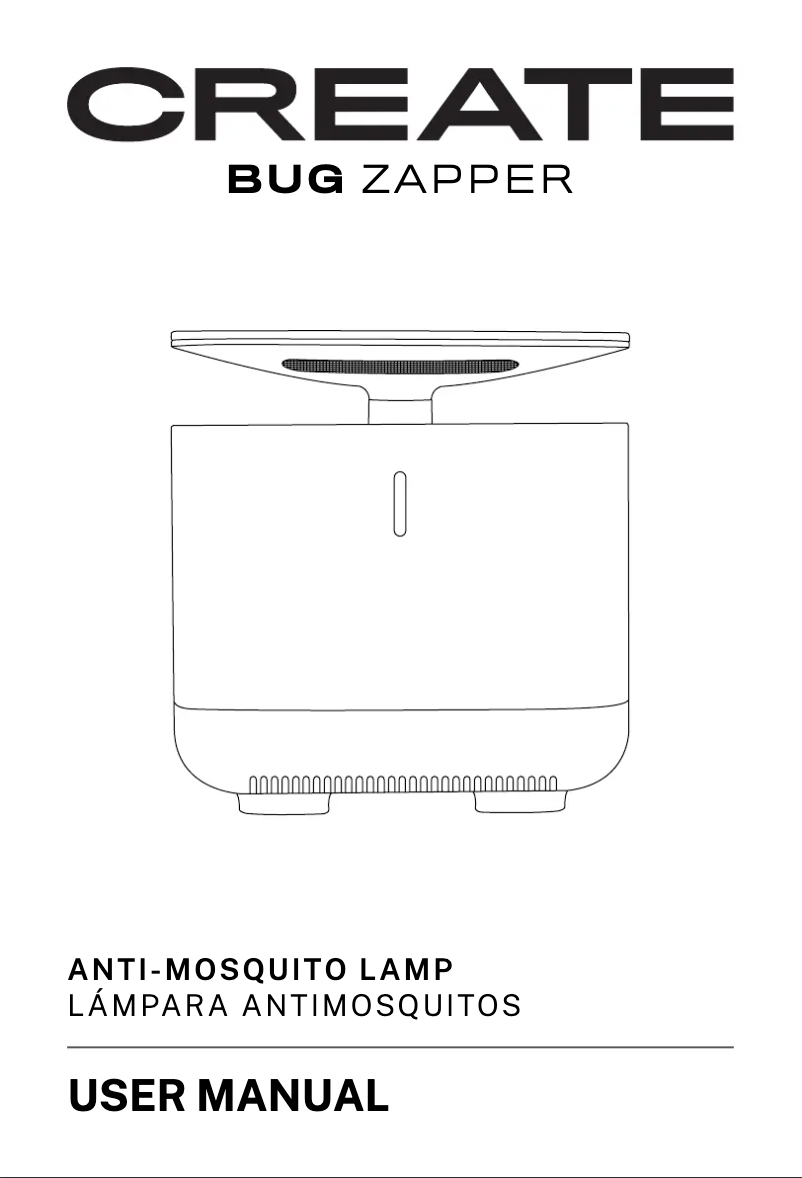 First page image of the manual for BUG ZAPPER