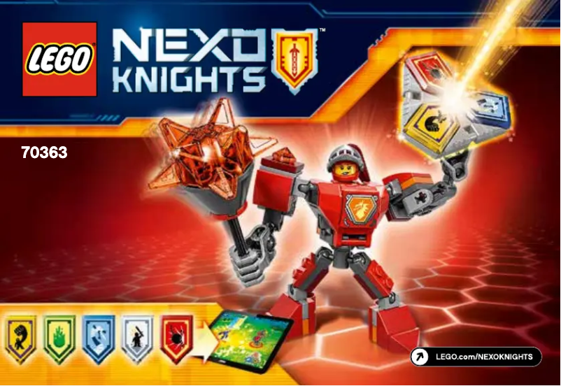 Page 1 of the manual User Manual Lego Nexo Knights 70363