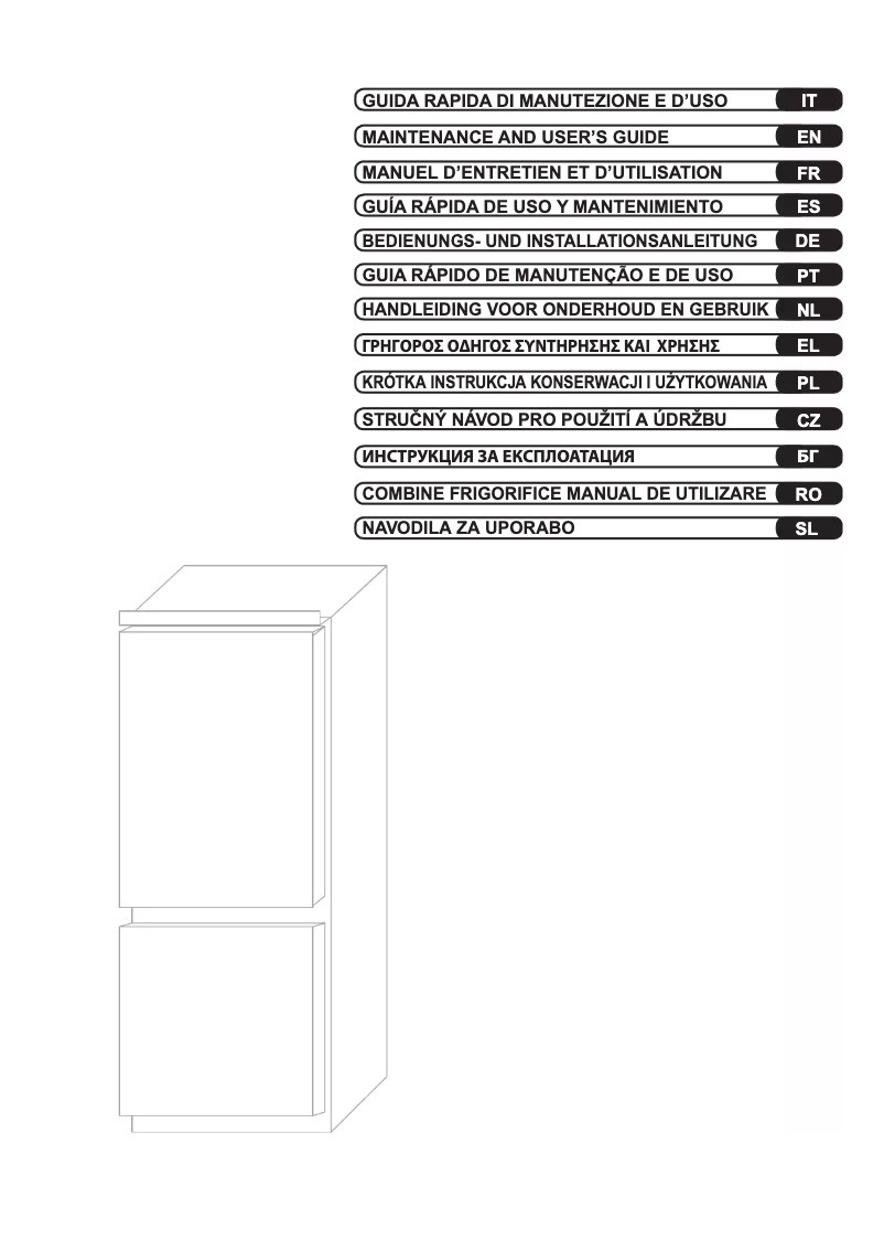 Page 1 of the manual User Manual Candy CKBBS 182FT