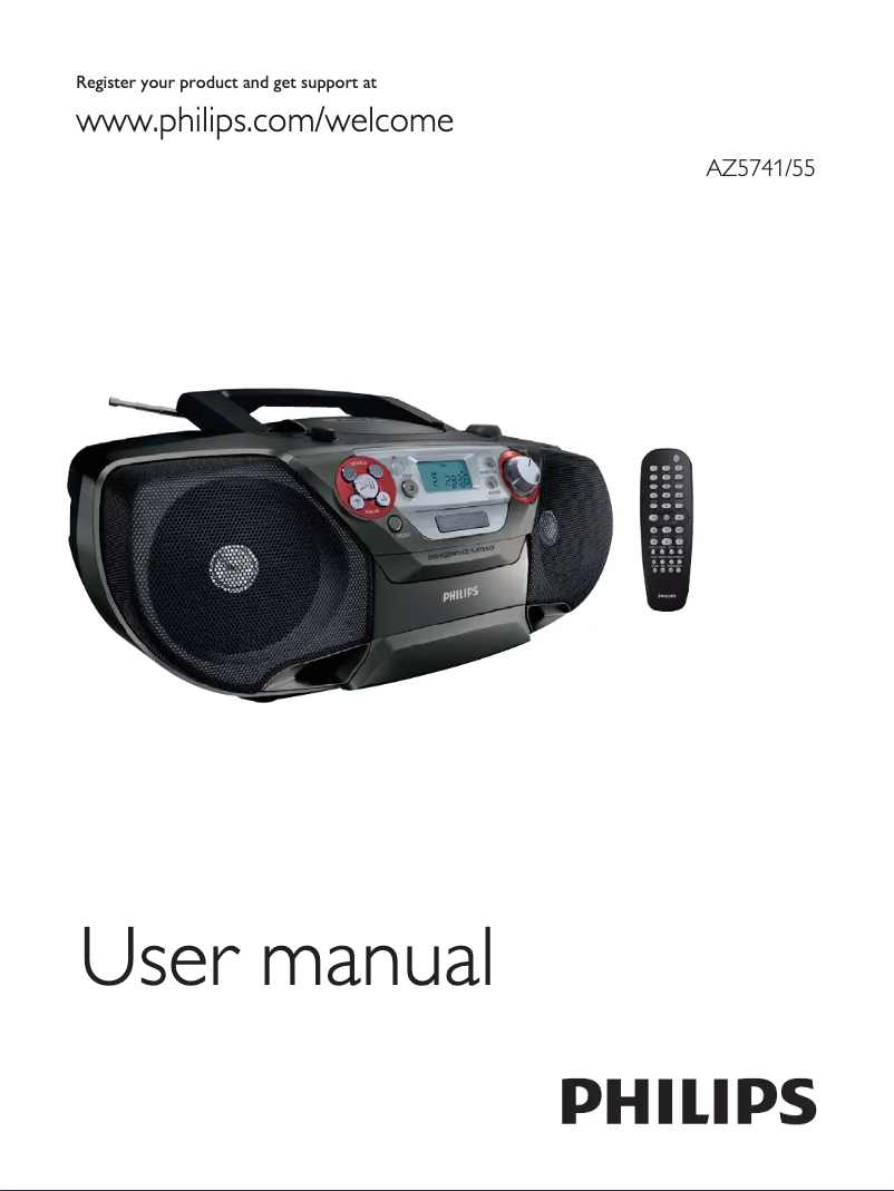 First page image of the manual for AZ5741