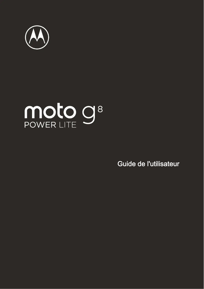 Page 1 of the manual User Manual Motorola Moto G8 Power Lite