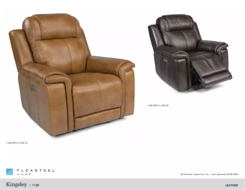 First page image of the manual for Kingsley 1128-50PH