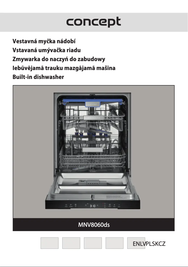 First page image of the manual for MNV8060DS