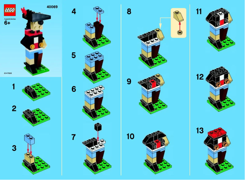 Page 1 of the manual User Manual Lego Monthly Minibuild Sept 2013