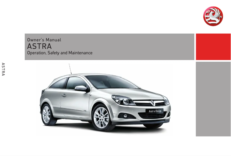 First page image of the manual for Astravan (2006)