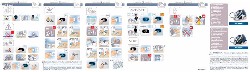 First page image of the manual for Pro Express GV7850C0