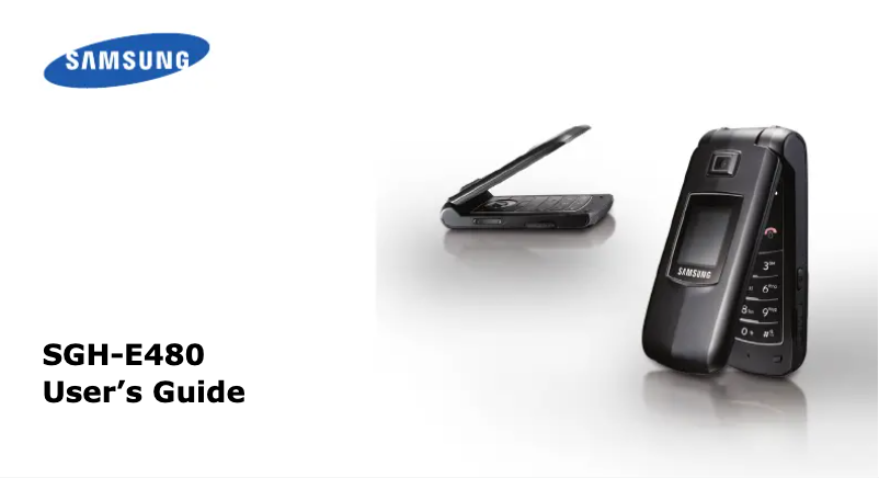 First page image of the manual for SGH-E480
