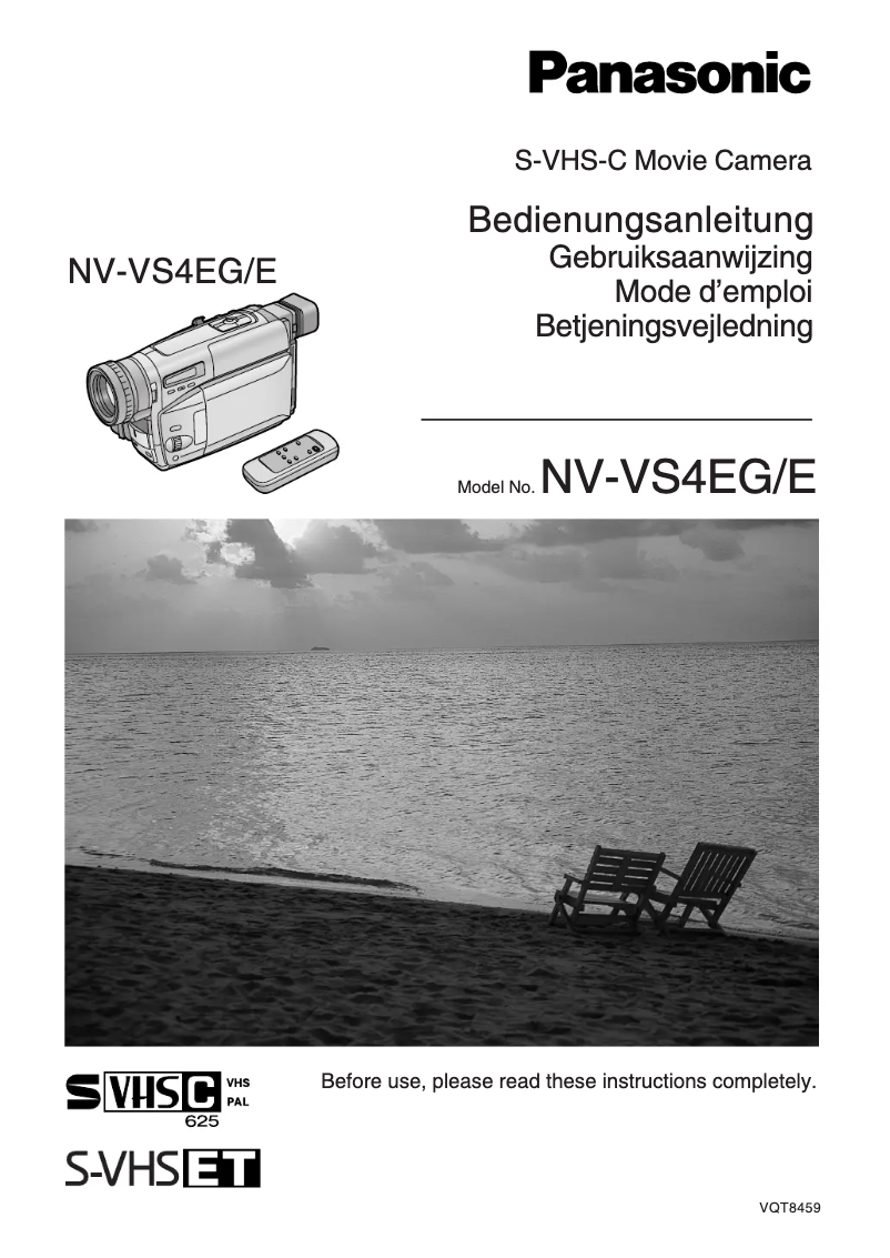 Page 1 of the manual User Manual Panasonic NV-VS4