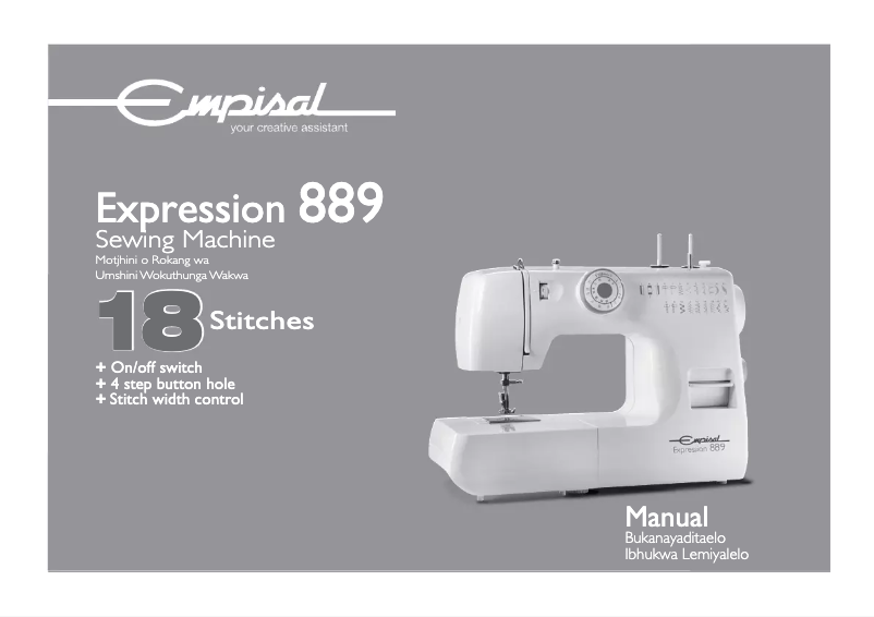 Page 1 of the manual User Manual Empisal Expression 889