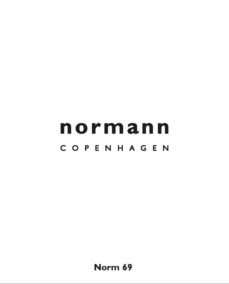 First page image of the manual for Norm 69