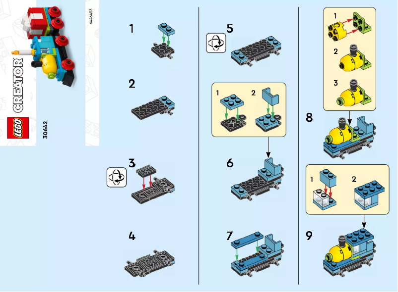 Page 1 of the manual User Manual Lego Creator 30642