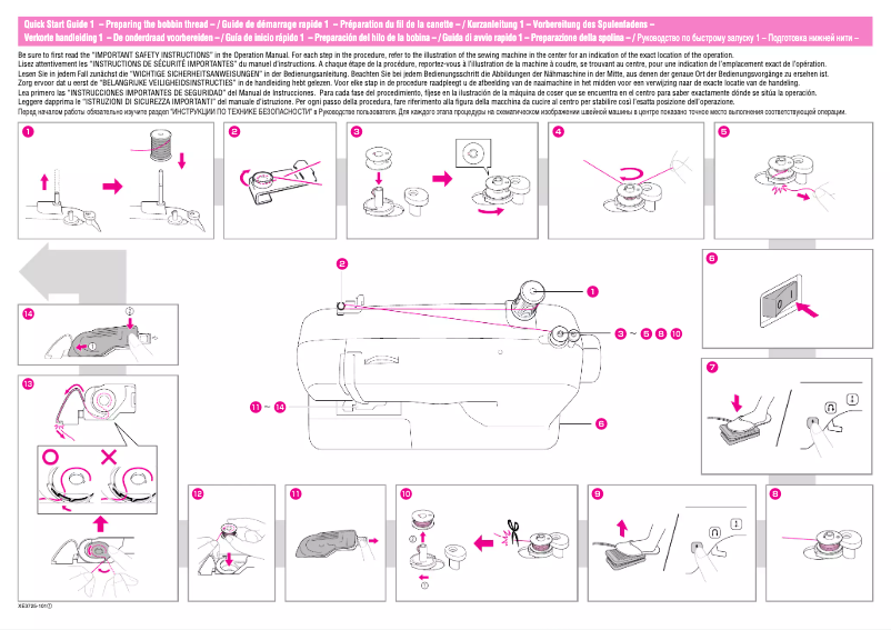 Page 1 of the manual User Manual Brother HS-2000