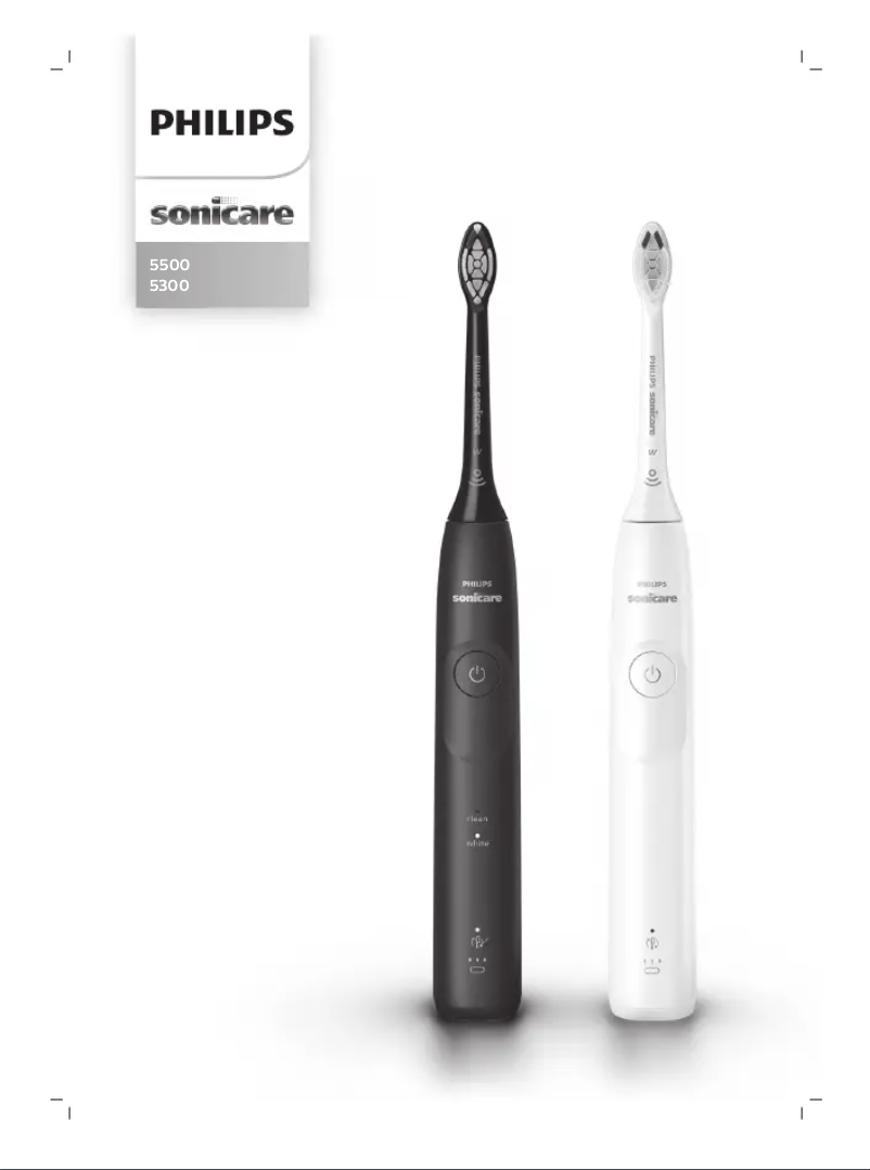 First page image of the manual for Sonicare 5500 HX7113