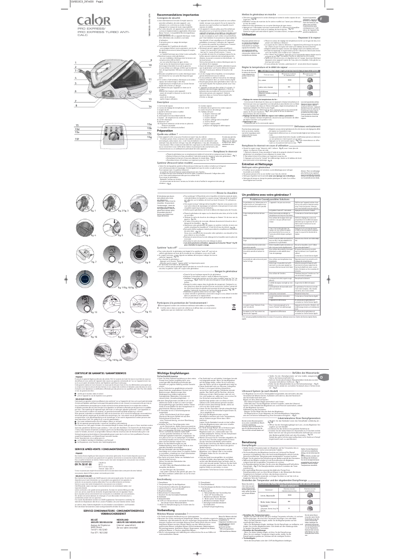 First page image of the manual for Express GV8368C0