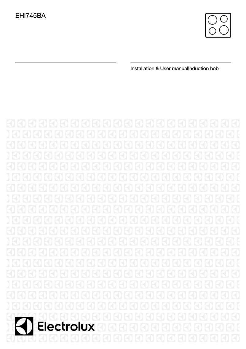 First page image of the manual for EHI745BA