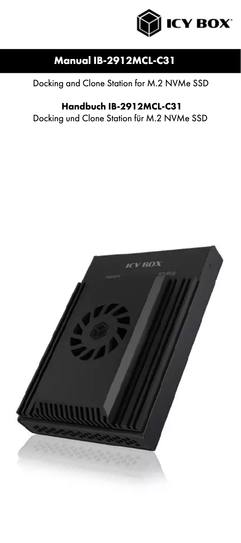 First page image of the manual for IB-2912MCL-C31