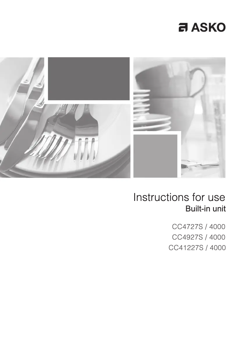 First page image of the manual for CC4727S