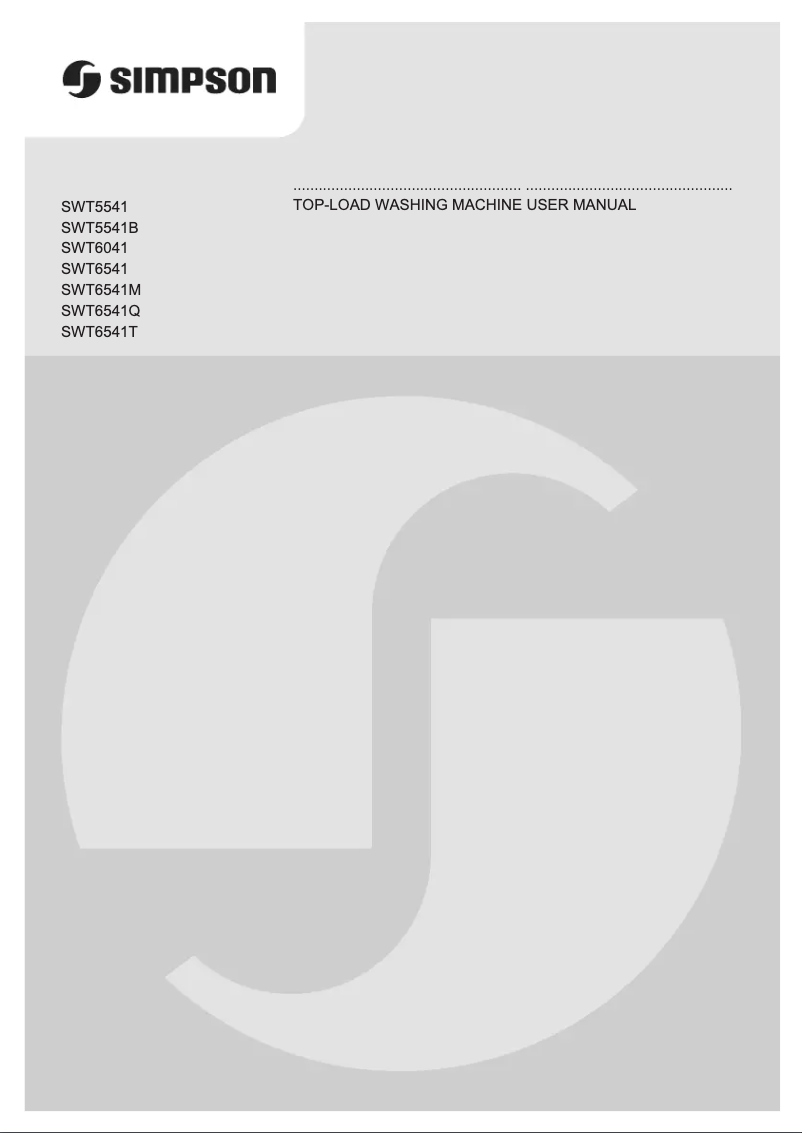 First page image of the manual for SWT5541B