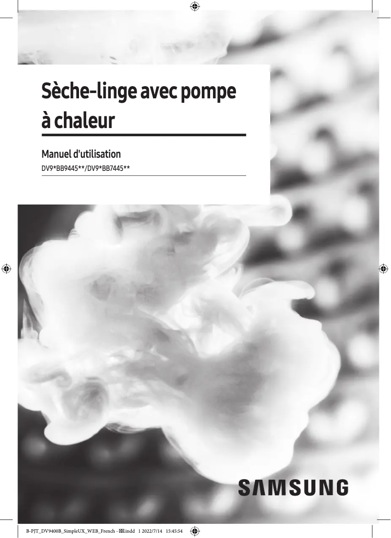 Page 1 of the manual User Manual Samsung DV90BB9445GMS2