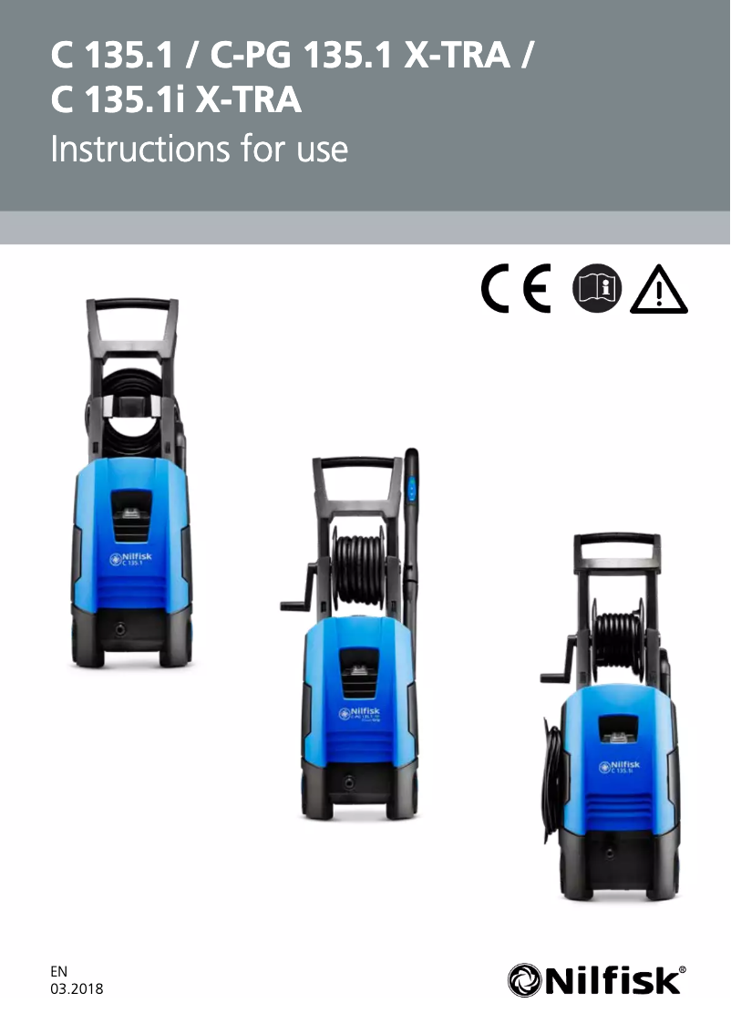 First page image of the manual for C 135.1-8 i PAD X-TRA