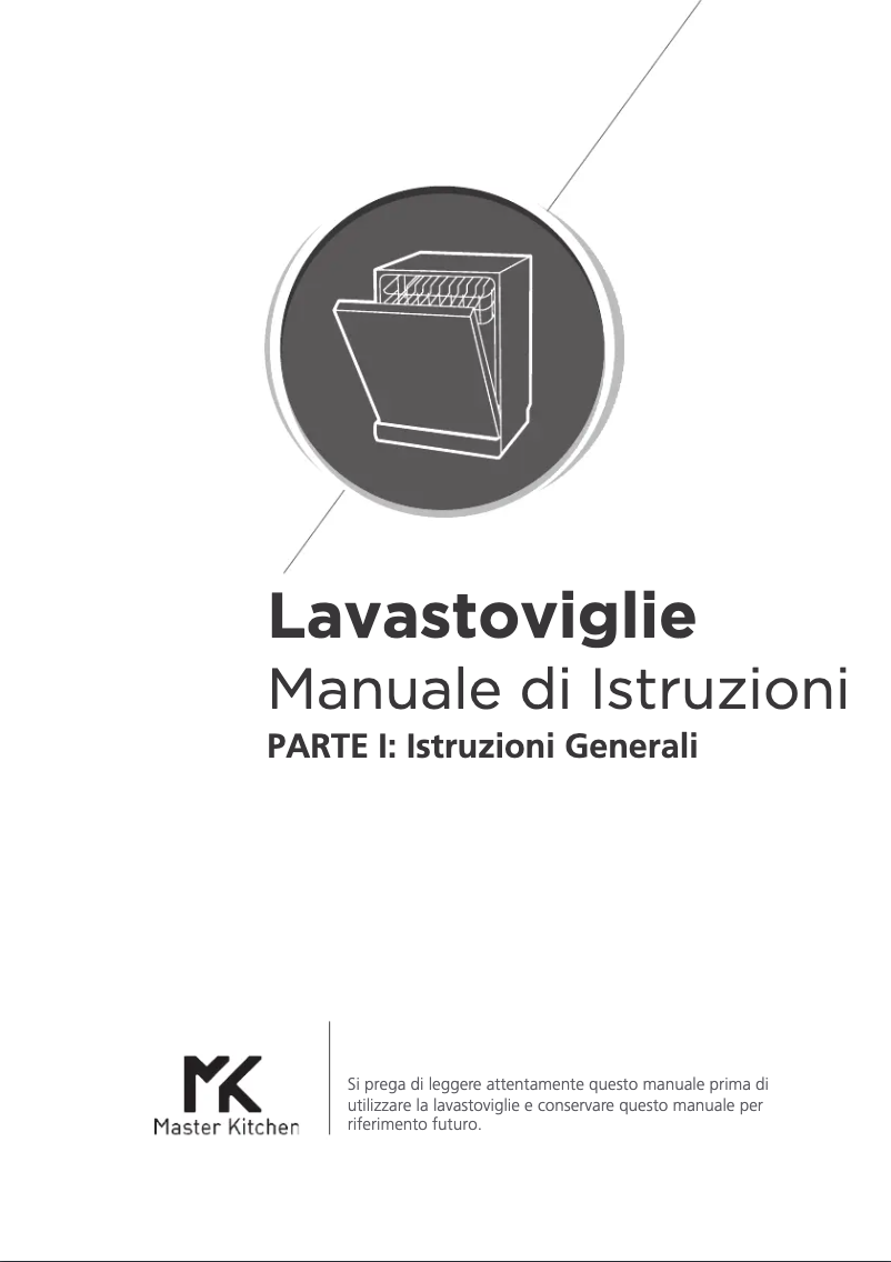 First page image of the manual for MKDW FI6E8316 EHT C