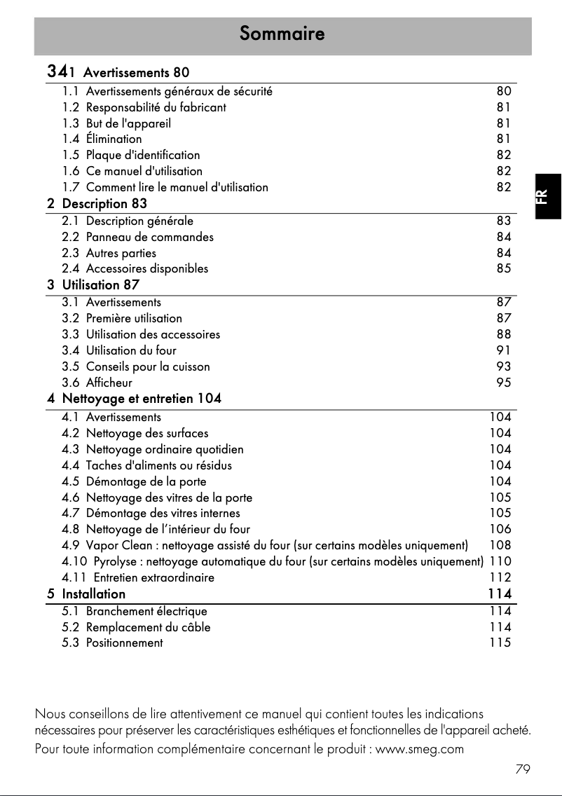 First page image of the manual for SFP120