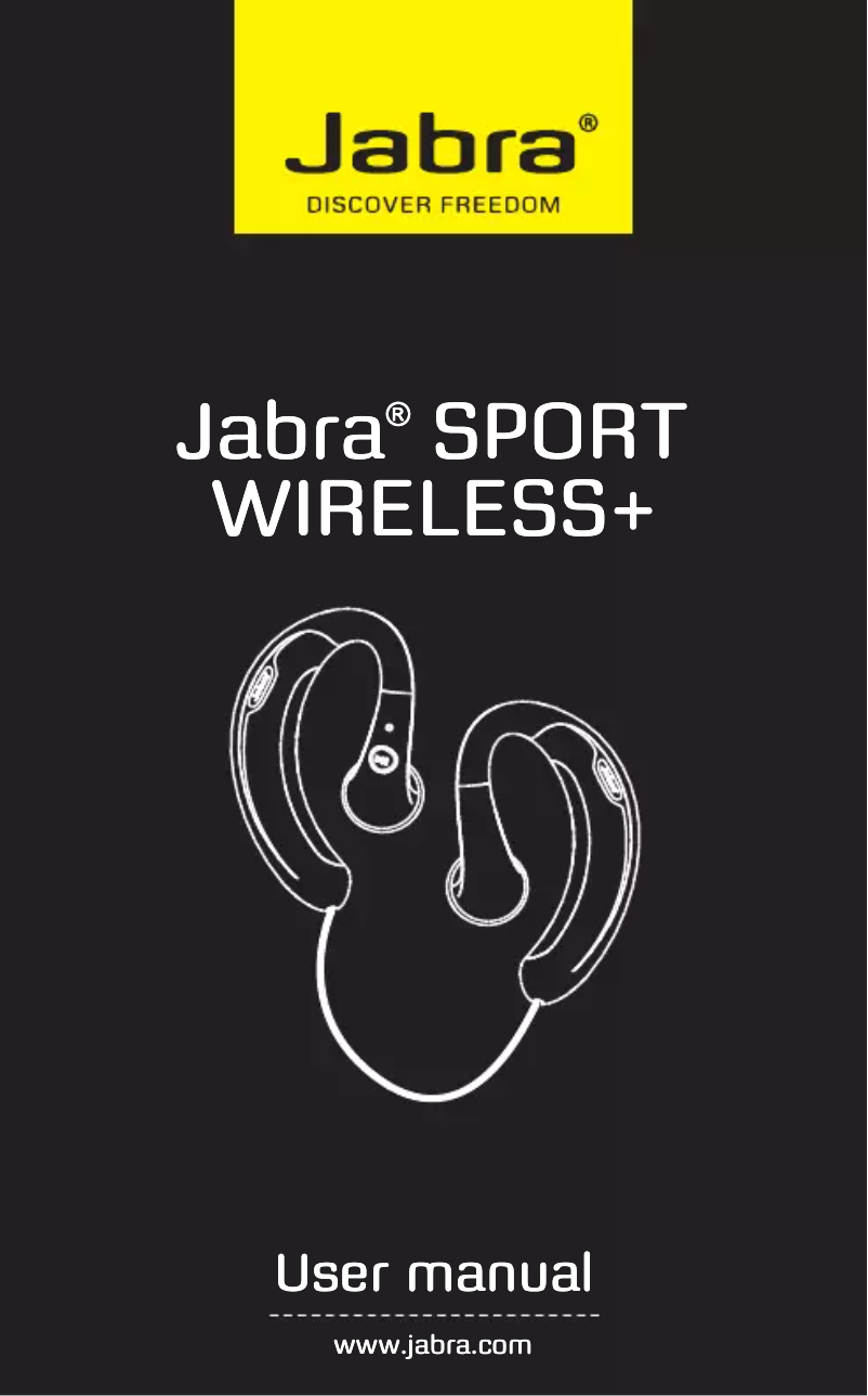 First page image of the manual for SPORT WIRELESS+