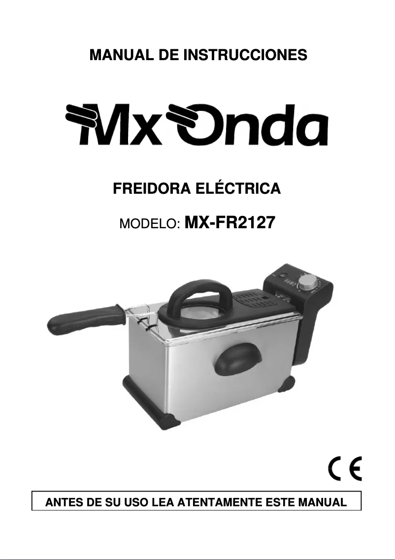 Page 1 of the manual User Manual Mx Onda MX-FR2127