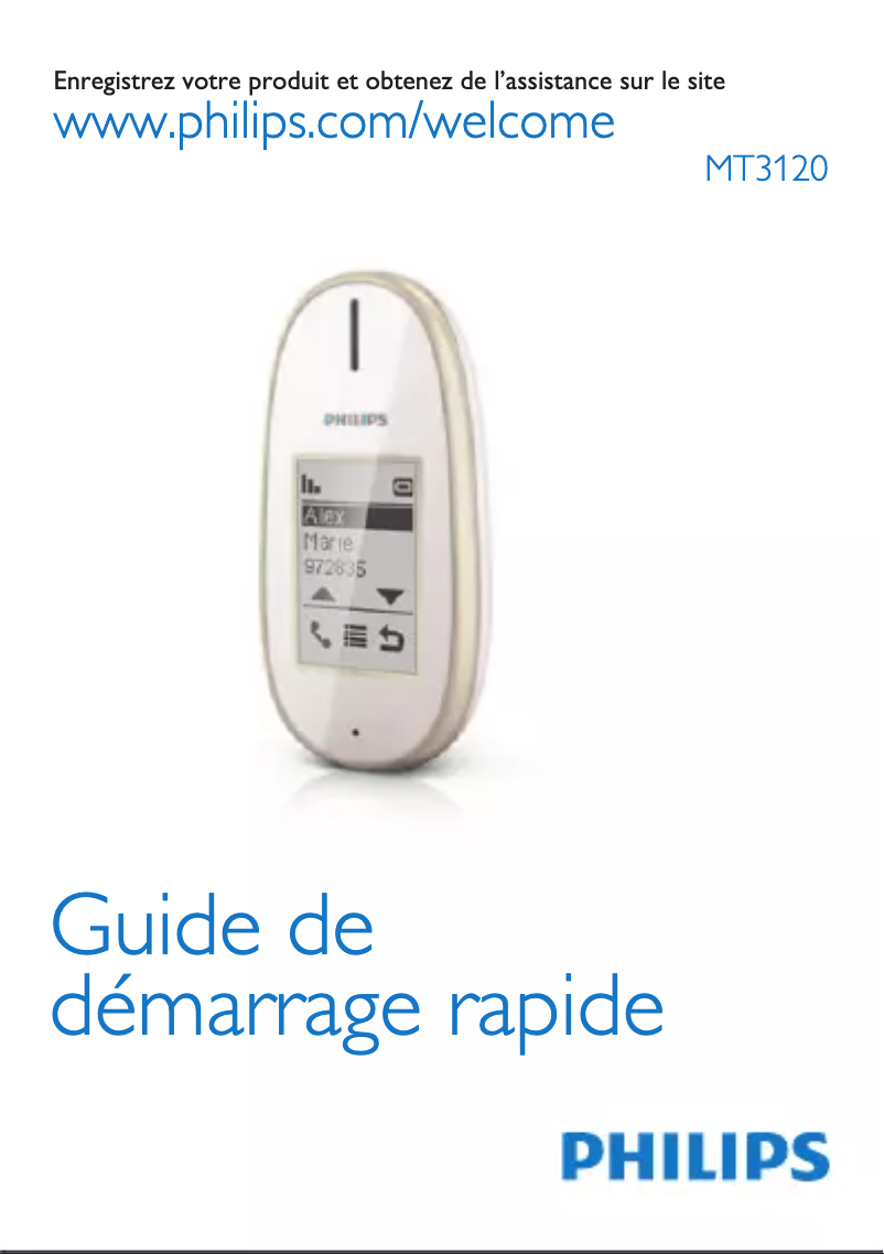 First page image of the manual for MT3120T