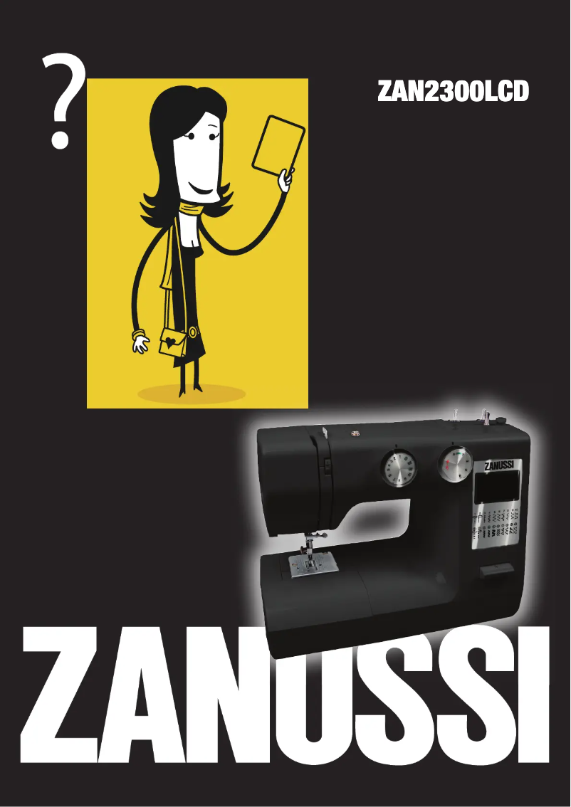 First page image of the manual for ZAN2300LCD