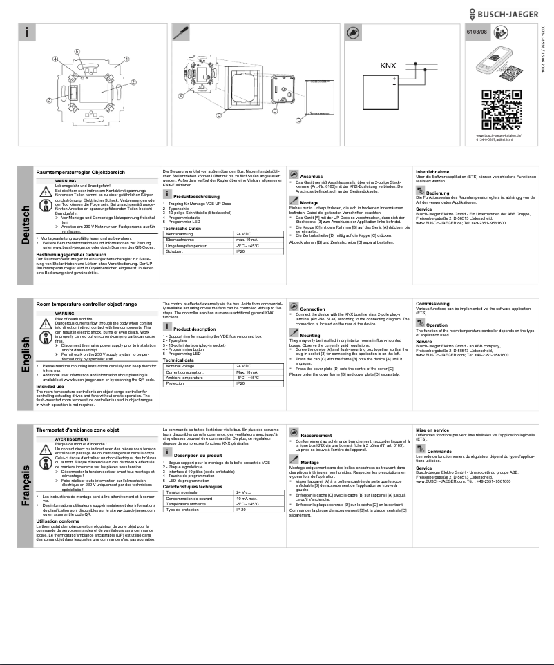 First page image of the manual for 2CKA006134A0307