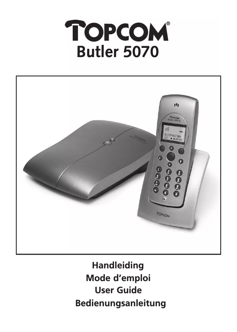 First page image of the manual for Butler 5070 i