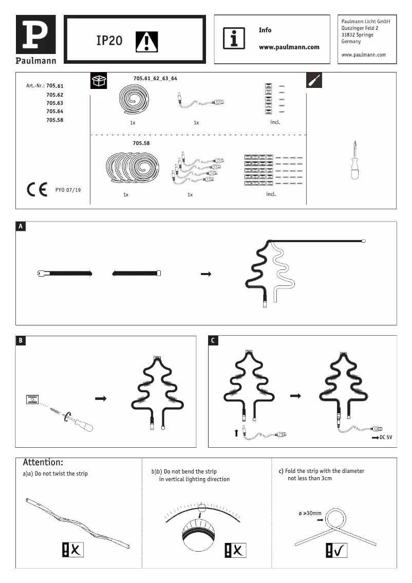 First page image of the manual for Neon Colorflex